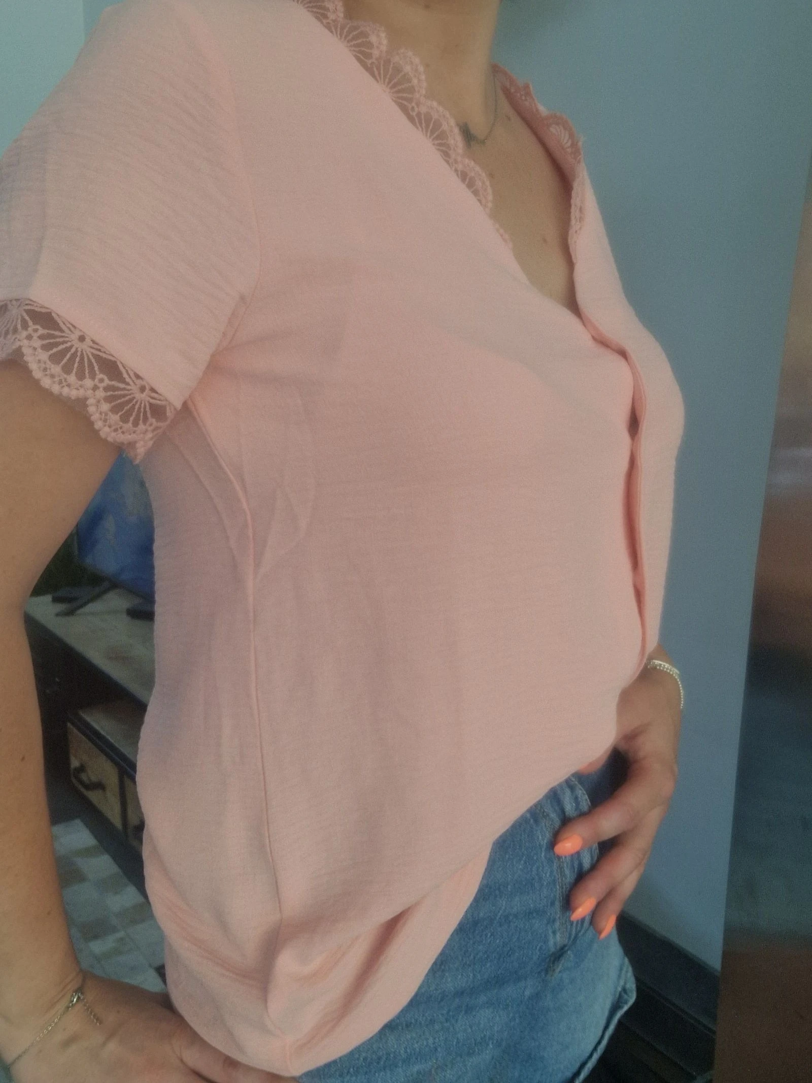 ✨ Blusa MAELLE rosa Tamanho P/M Amor à primeira vista busca nova proprietária! ✨ – photo 8
